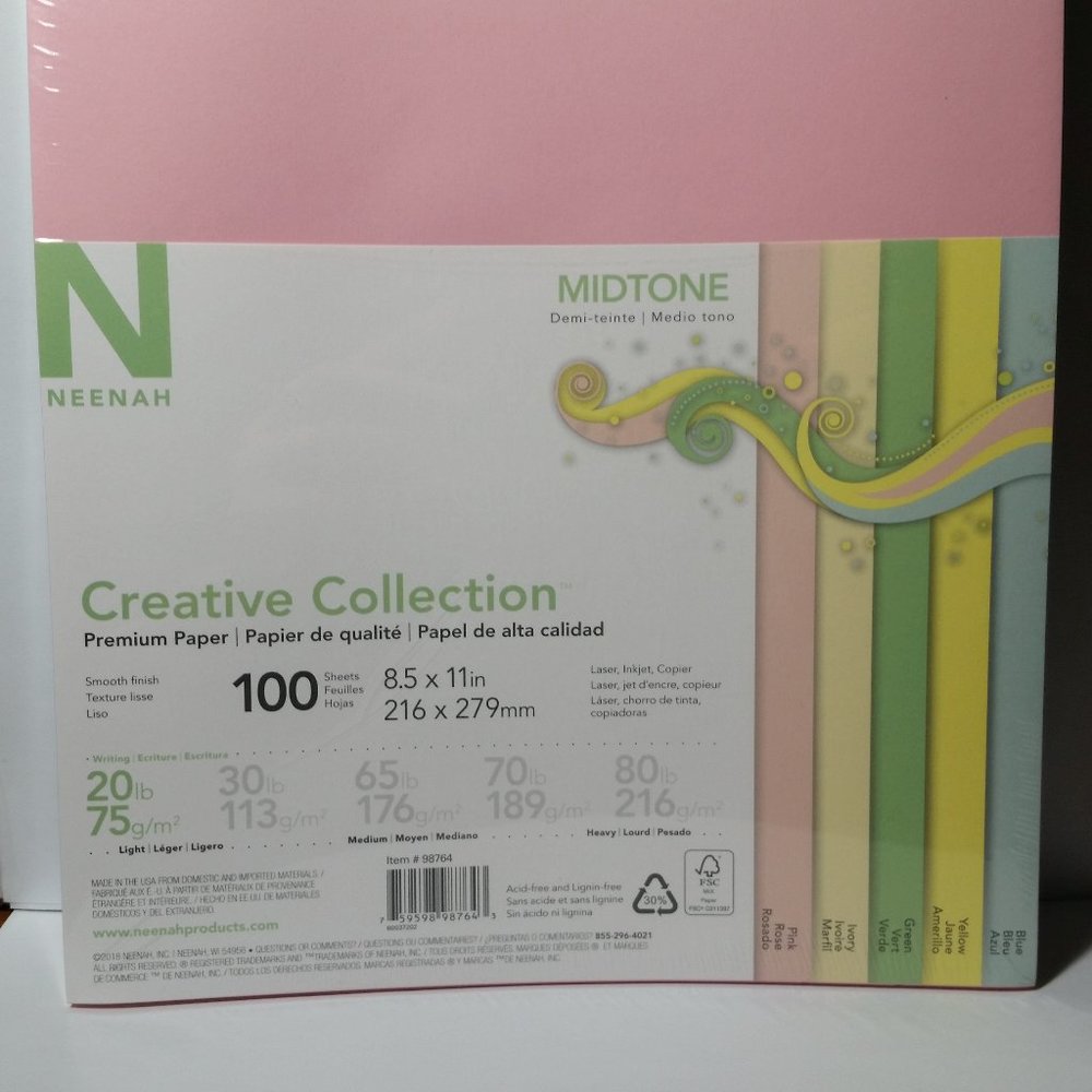 Pastel Craft Paper 100 Sheets